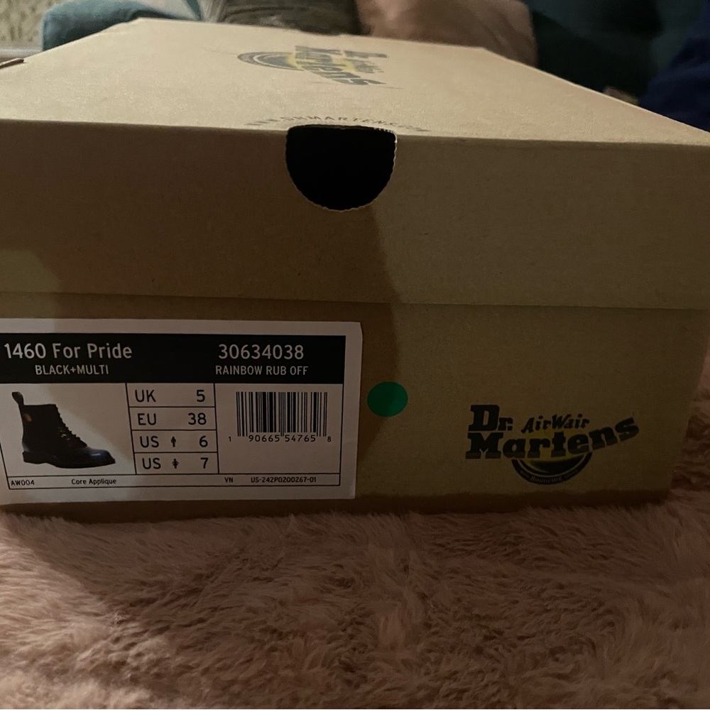 Dr. Martens Black Multi Combat Boots